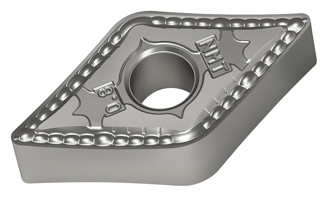 Diamond Turning Insert: DNMG Insert, Neutral, 1/4 in Thick, 1/32 in Corner Radius