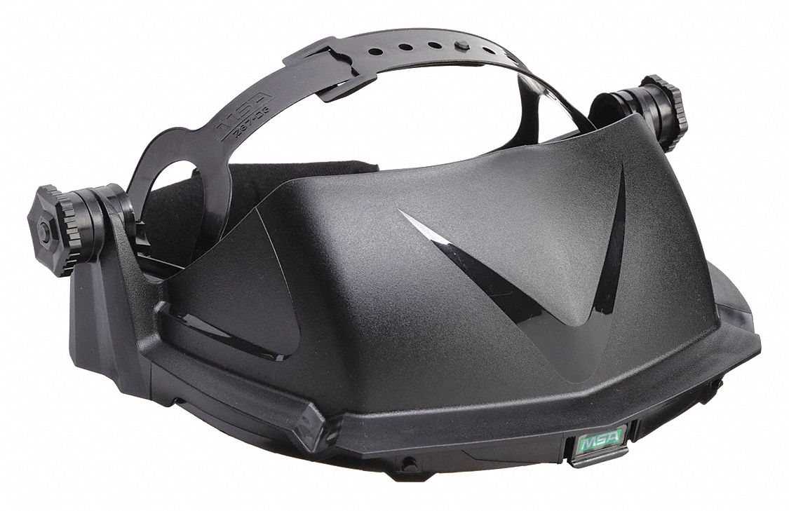 HEADGEAR, SINGLE CROWN, RATCHET SUSPENSION, BLK, HDPE, CSA Z94.3, 10X10X4⅞ IN