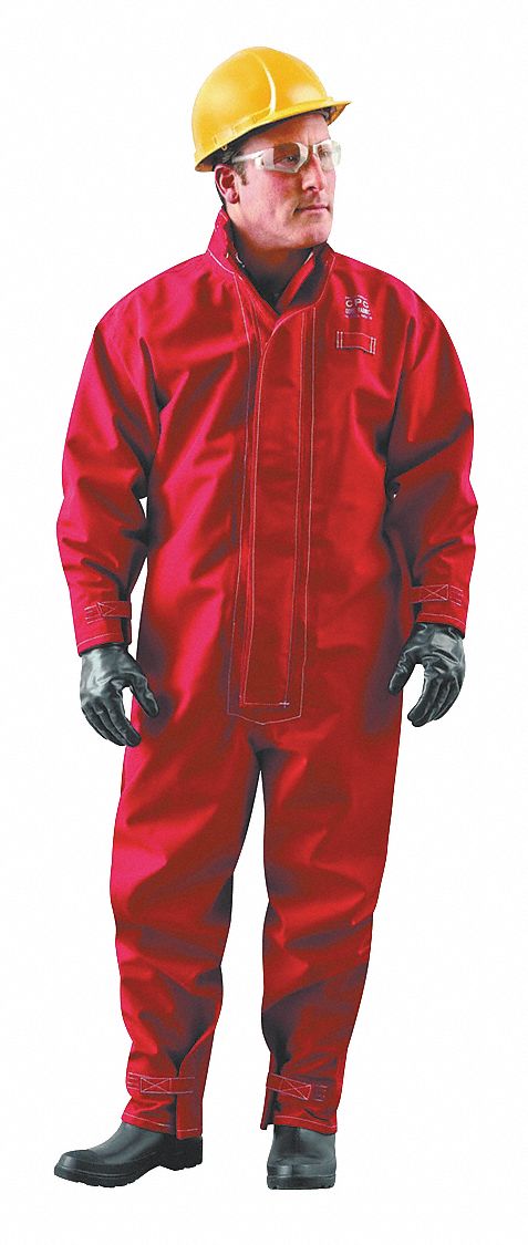 30FX45 - Chemical Resistant Coverall Red L