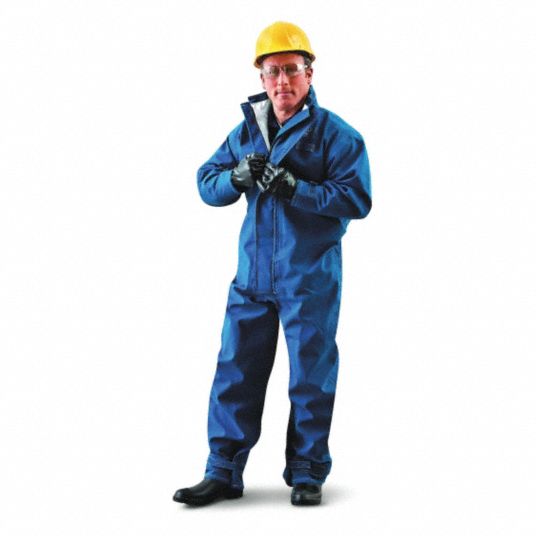 Ansell Chemical- and Flame-Resistant Coveralls, Quantity: Each of