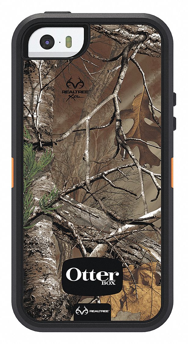 30FX64 - Cell Phone Case iPhone 5/5s Orange Camo