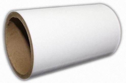 PTFE Roll: 4 mil Thick, 12 in x 10 ft, Opaque, White, 1, 500 psi Tensile Strength, 3 ft-lb/in
