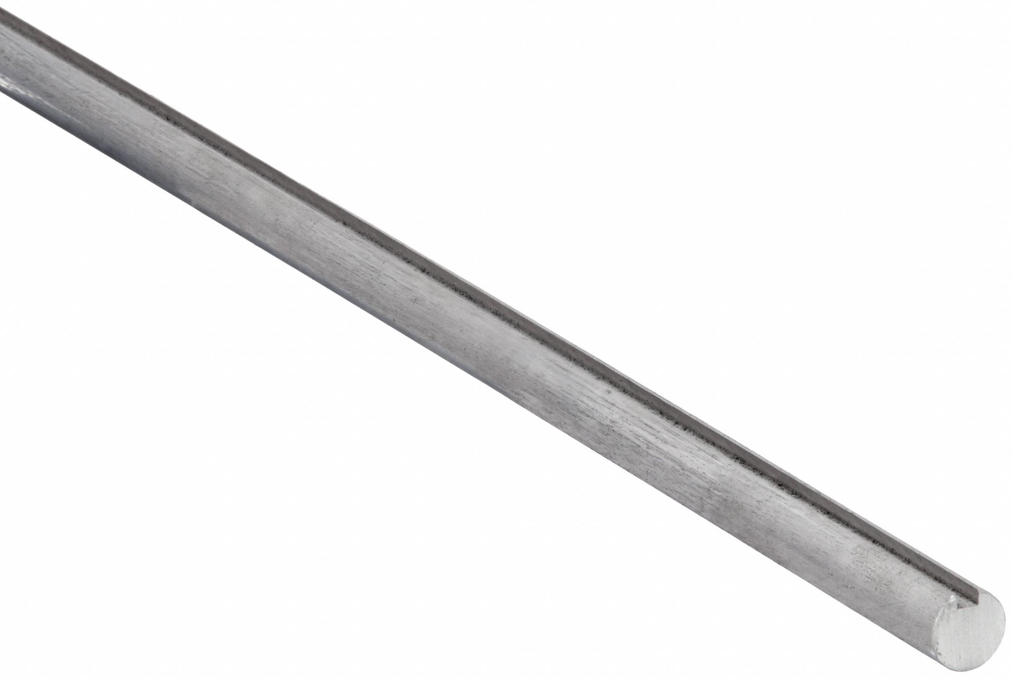 Keyed Shaft: 5/16 in Dia, 24 in Overall Lg, 2024 Aluminum