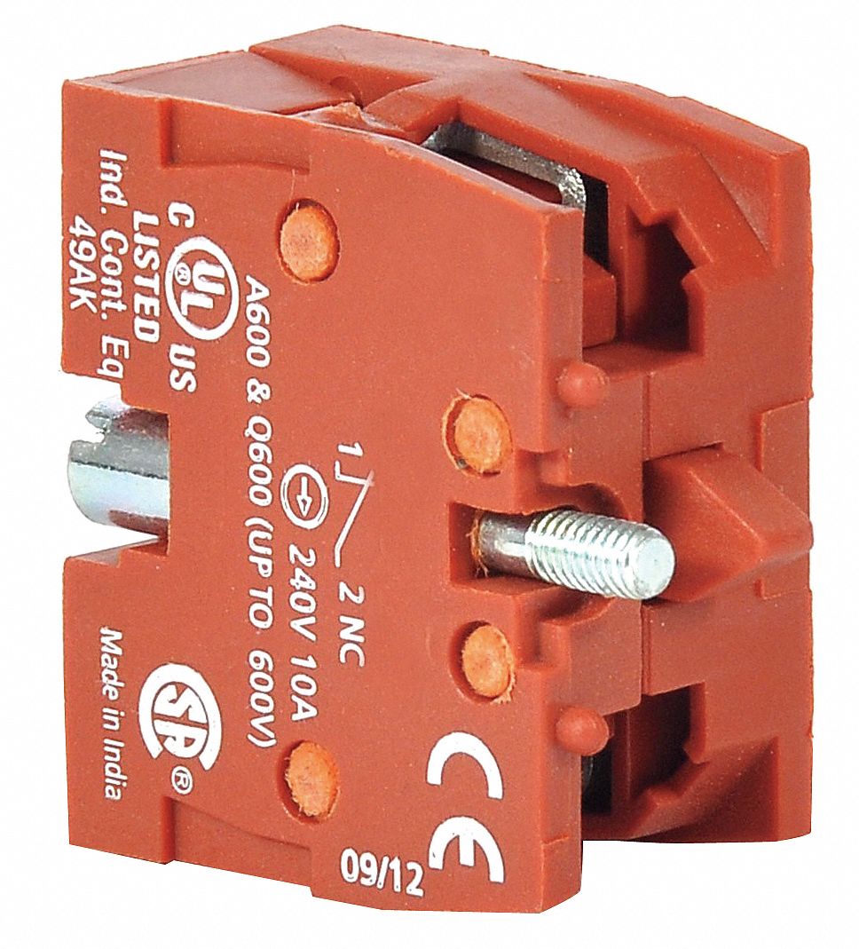 Contact Block Red 1NC 22 mm
