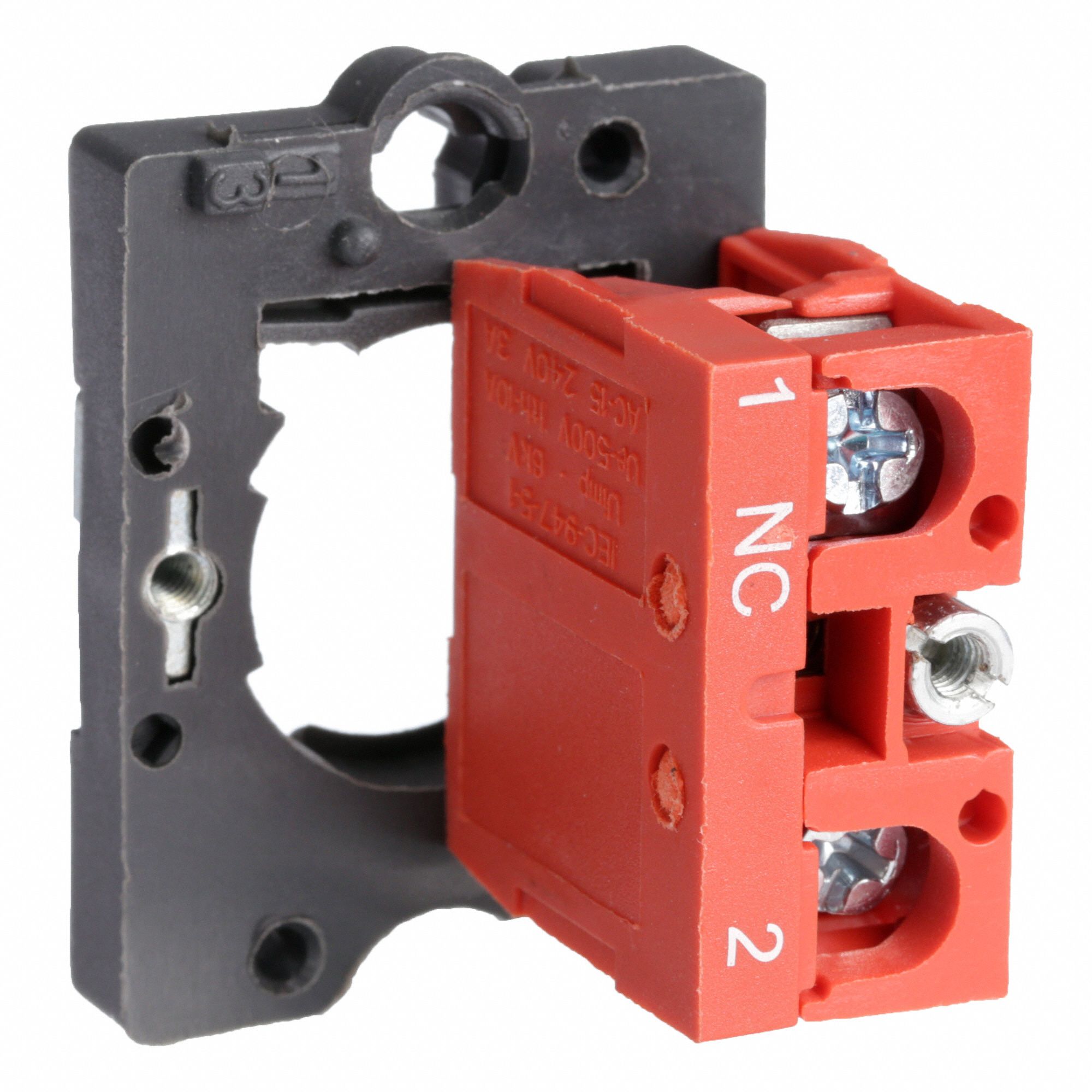 DAYTON Contact Block 22 mm Size, Operator, 1NC, 1.2A 600V AC/3A