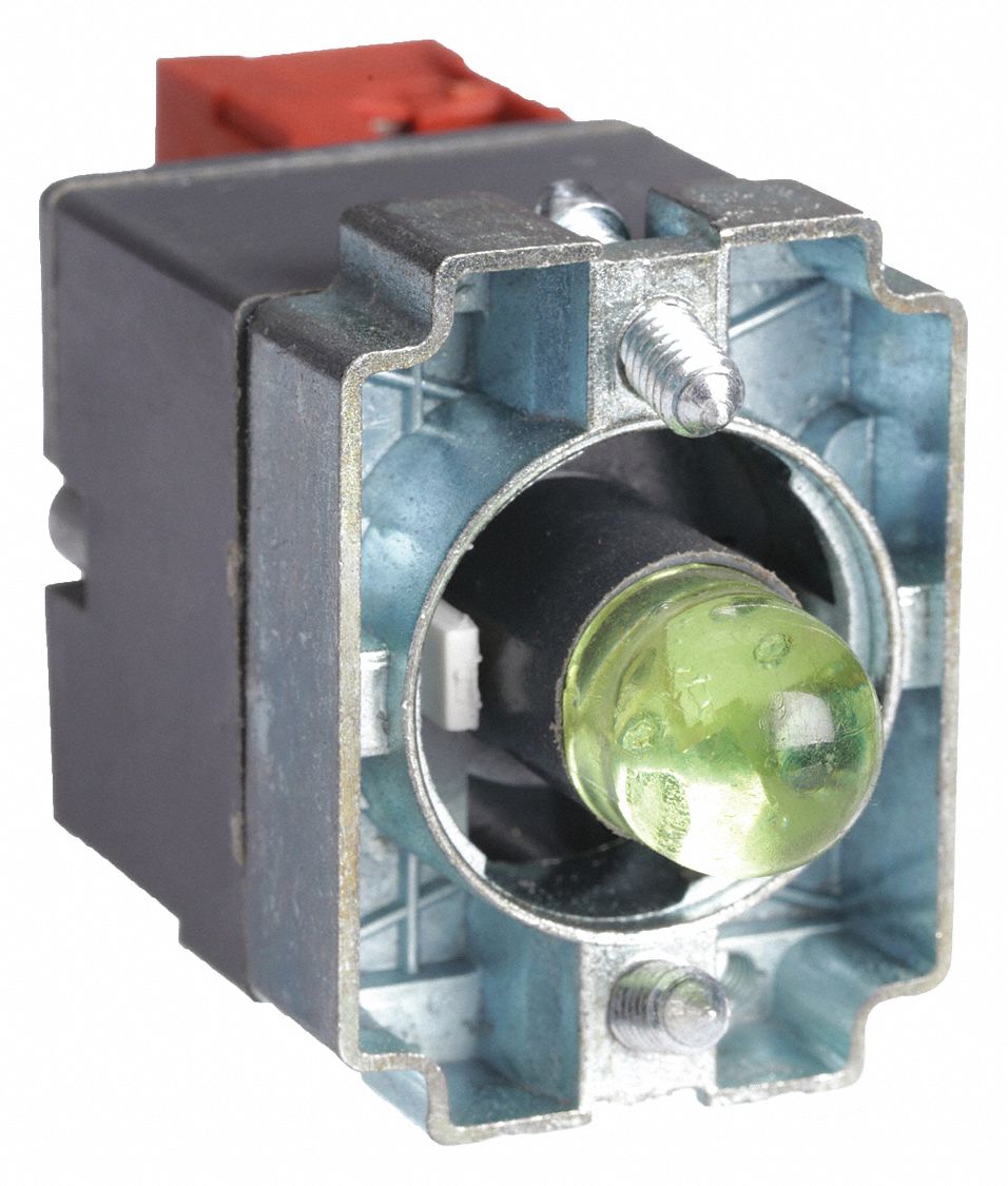 LampModAndContactBlock, 1NC, Green, 22mm