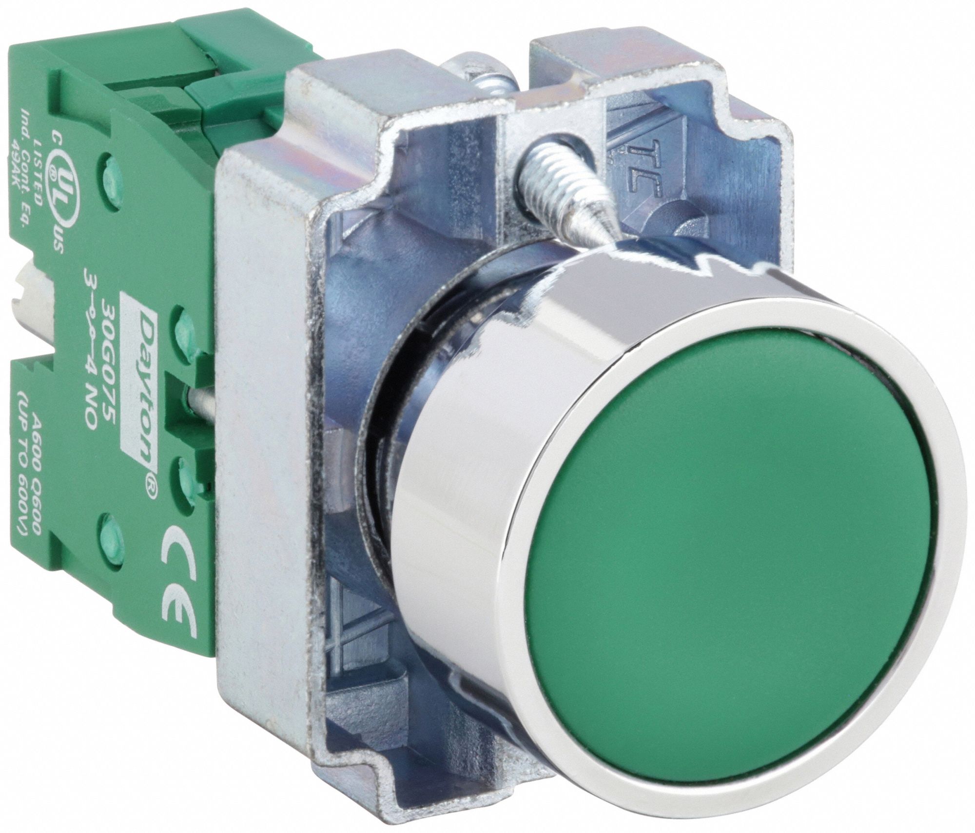 BOUTON-POUSSOIR, 22 MM, ENCASTRE,1 N