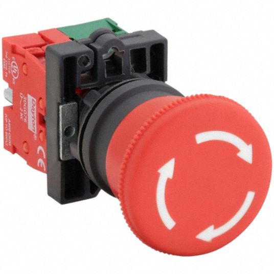 SCHNEIDER ELECTRIC, 22 mm Size, 40mm Emergency Stop Push Buttons,  Pushbutton Guard - 6JC85