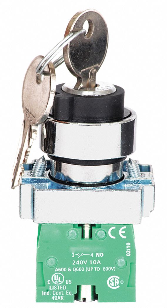 SELECTOR SWITCH,MAINTAINED,22MM,3PO