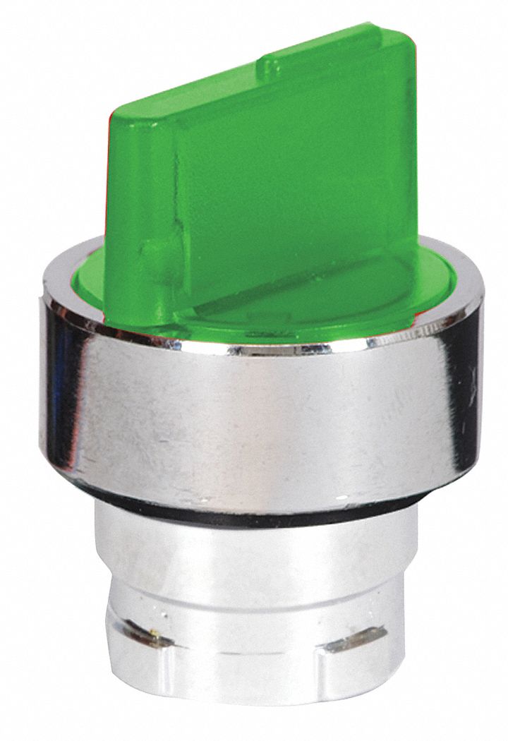 30G289 - Illum Selector Switch 2 Pos 22mm Green