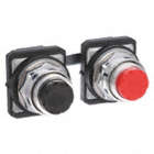 2PUSHBUTTON,30MM,MAINTAINED,BK/RD