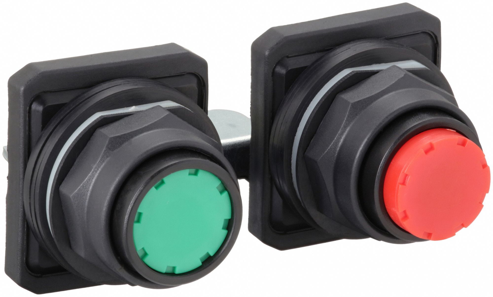 Pendant Push Button,  Green, Red,  30mm