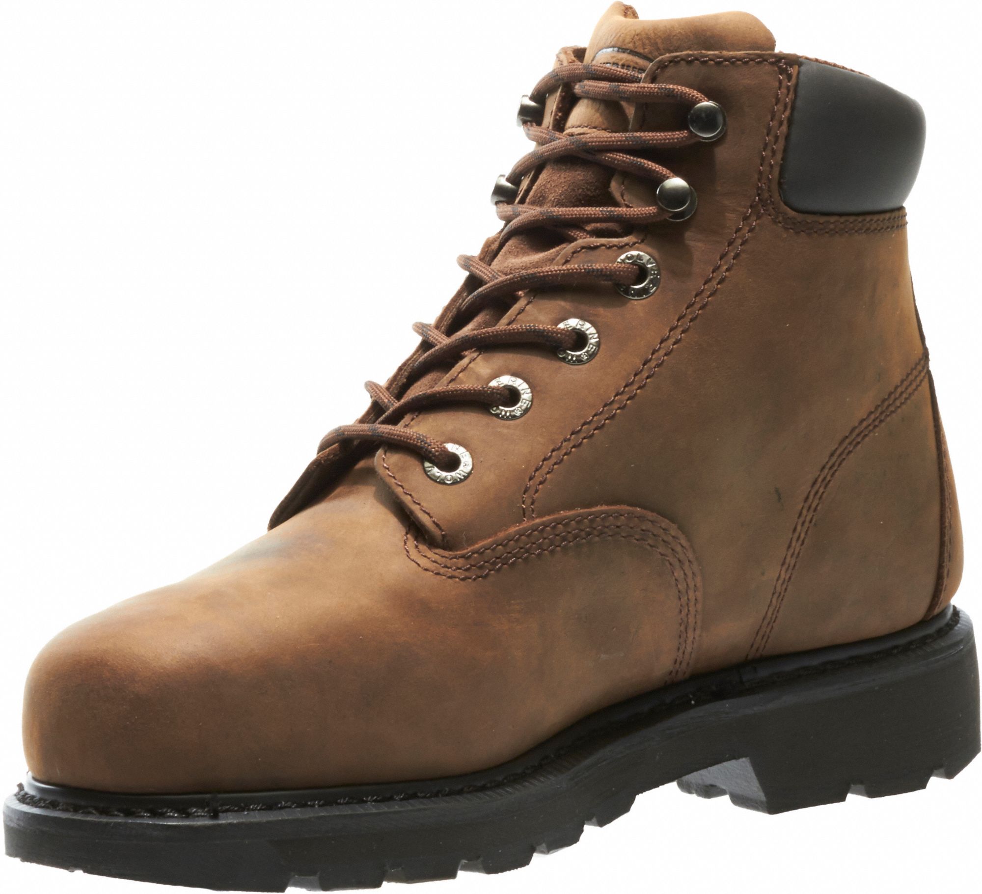 WOLVERINE 6 in Work Boot, 11, M, Men's, Brown, Steel Toe Type, 1 PR ...