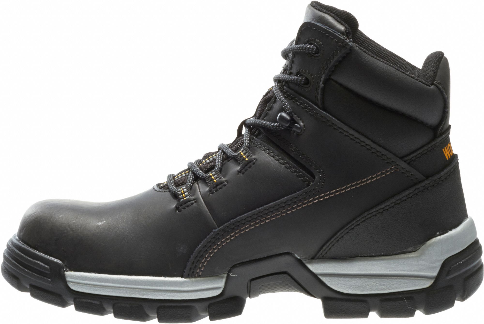 WOLVERINE 6 in Work Boot, 13, EW, Men's, Black, Composite Toe Type, 1 ...