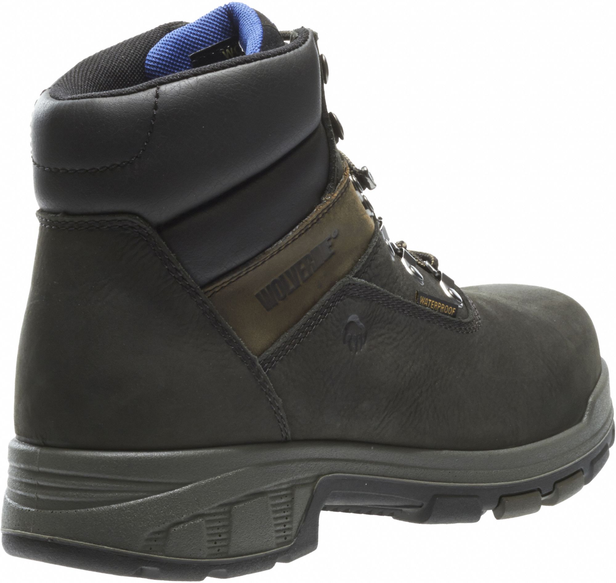 black work boots with composite toe