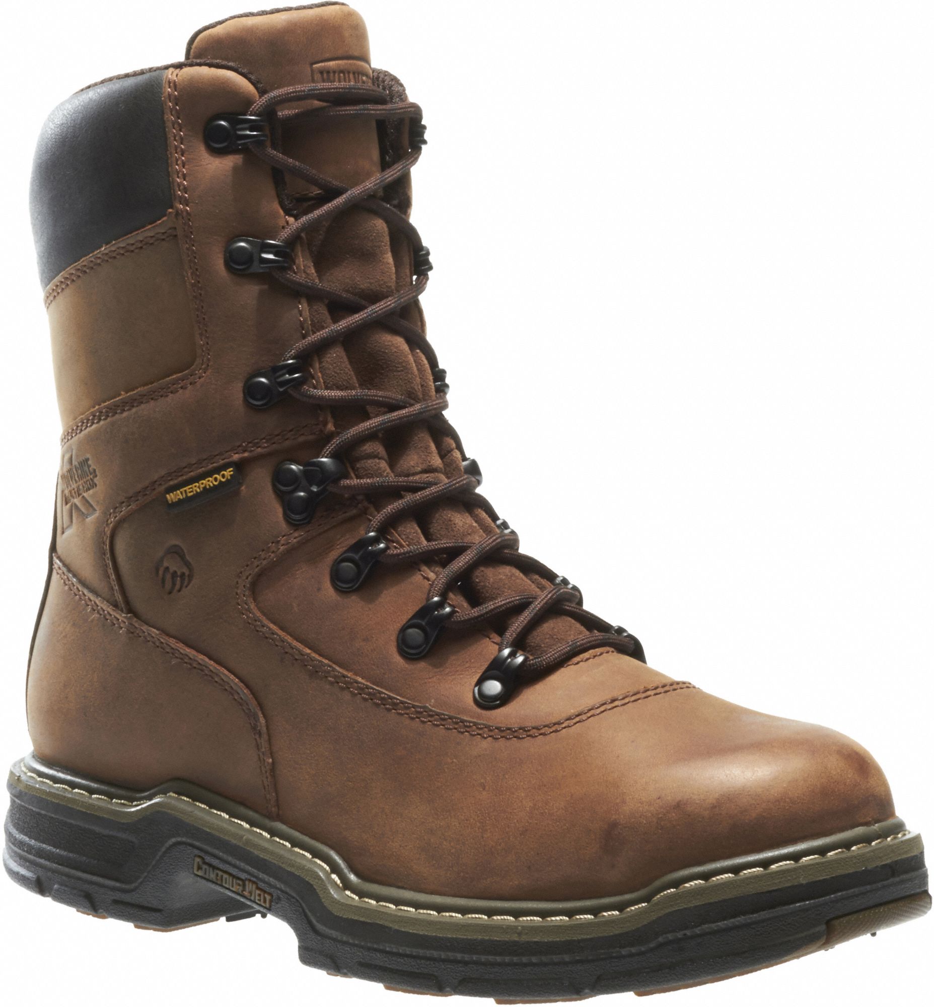 wolverine 8 inch moc toe work boots