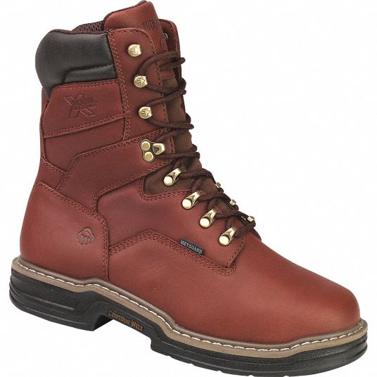 WOLVERINE Work Boot: M, 12, 8 in Work Boot Footwear, Men's, Brown ...