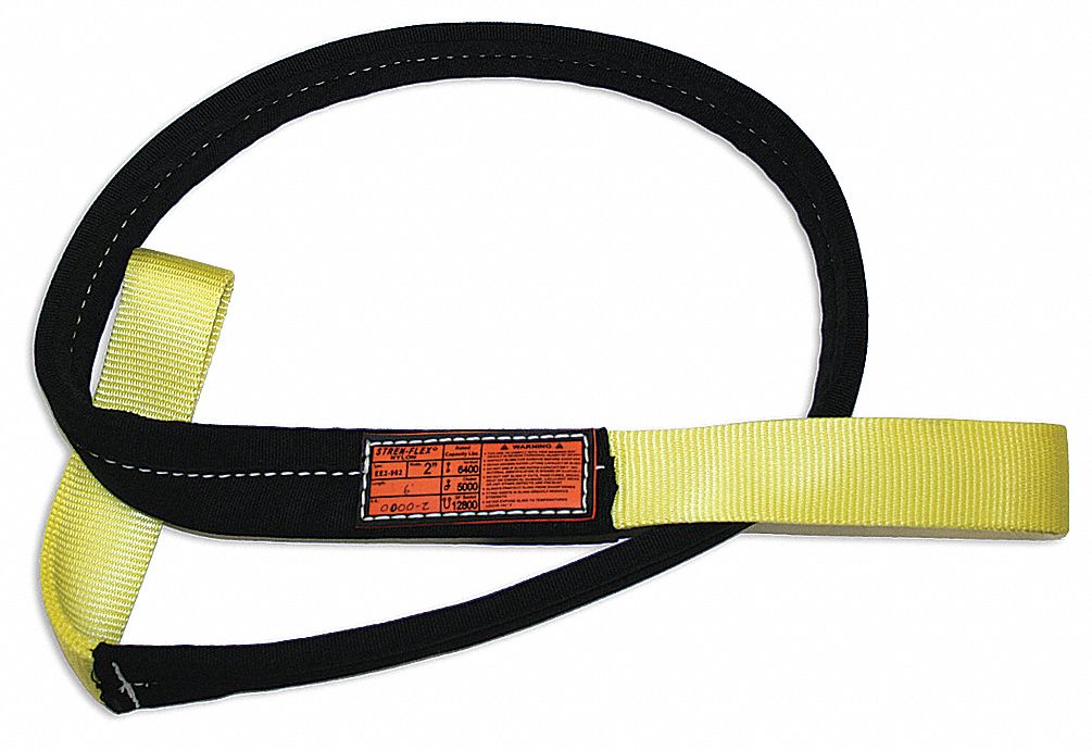 Type 4 Web Sling 1 W 16 ft Number of Plies: 2 Twisted Eye and Eye Nylon 