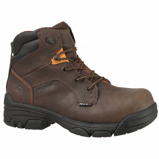 WOLVERINE, XW, 8, 6-Inch Work Boot - 30HC07|W10113 - Grainger