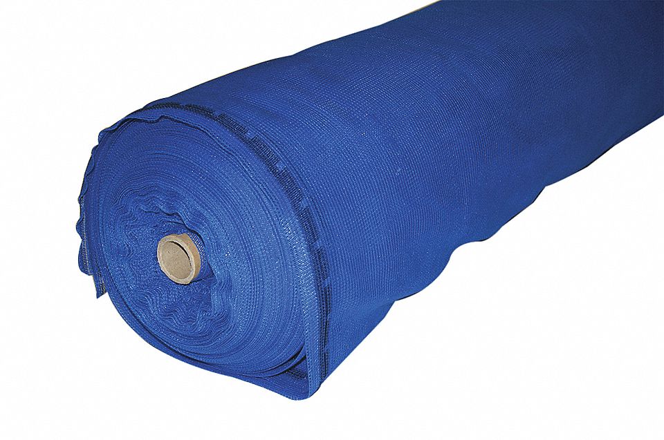 DEBRIS NETTING W EYELETS, FLAME-RESISTANT, BLUE, 10 X 165 FT, POLYETHYLENE