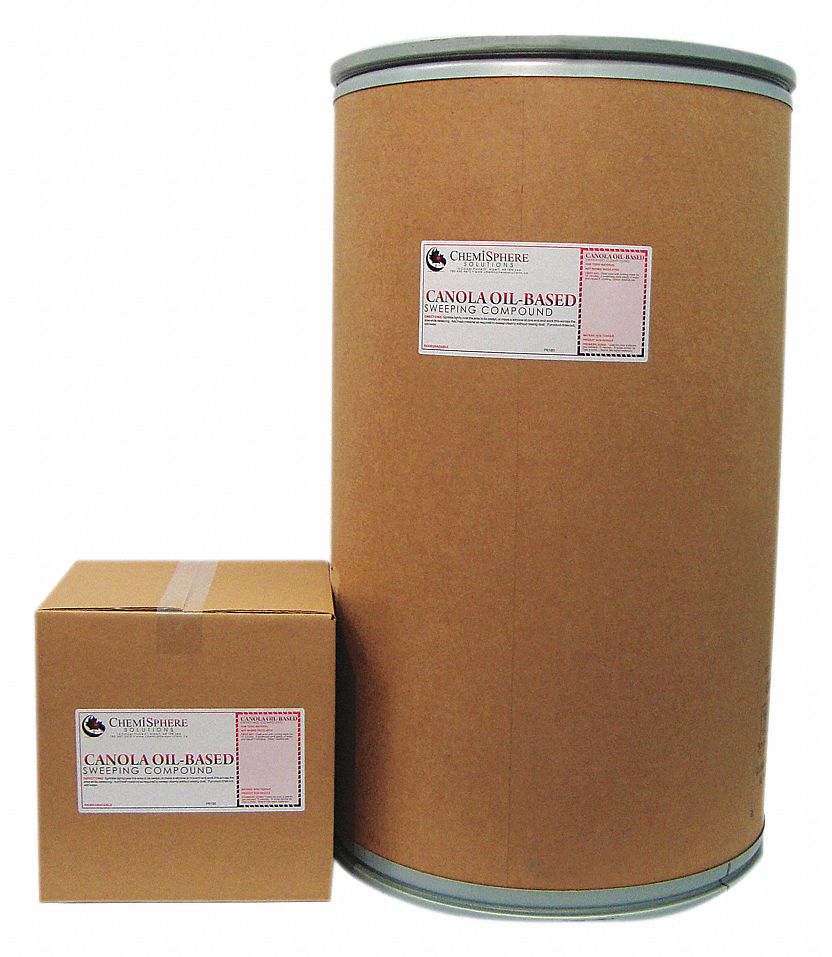 CANOLA OIL SWEEPING COMPOUND, GREEN, OIL-BASED, 30 LB
