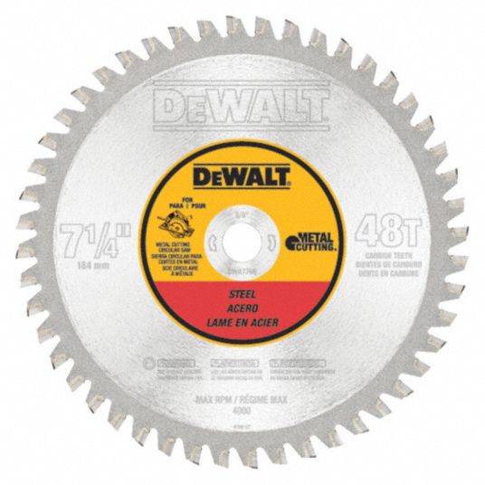 DEWALT 7 1 4 in Blade Dia. 48 Teeth Circular Saw Blade 30HJ83