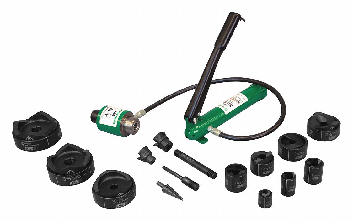 GREENLEE, Knockout Punch Driver Set 30HK297310SBSP Grainger