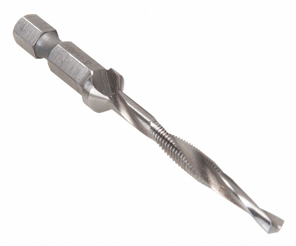 Greenlee Combination Drill And Tap Thread Size 1 4 Unc High Speed Steel Bright Uncoated 30hk36 Ldtap1 4 Grainger