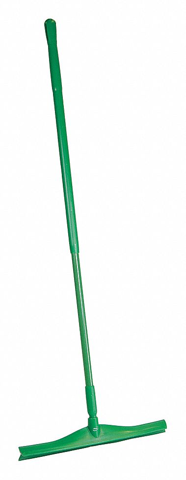 FLOOR SQUEEGEE, SINGLE-BLADE, INCLUDES HANDLE, THREADED, EUROPEAN THREAD, 20 IN BLADE W