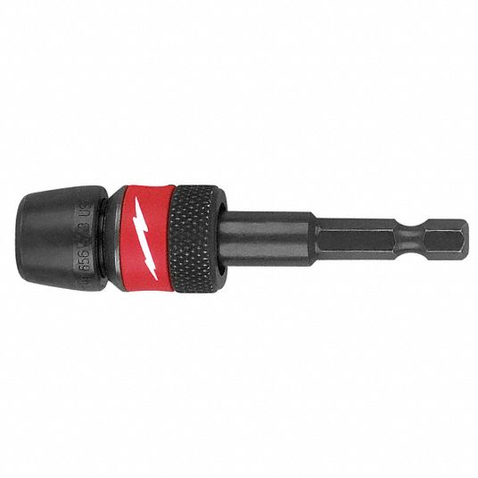 MILWAUKEE 1/4 in Hex Bit Extension, 1/4 in Hex Shank, Overall Bit