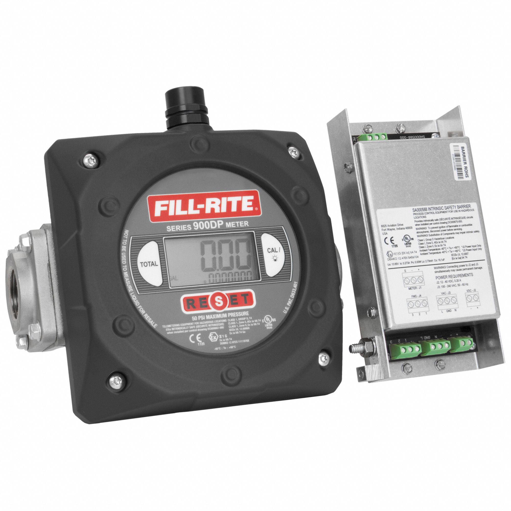 METER,DIGITAL,1-1/2 BSPT,23-151 LPM