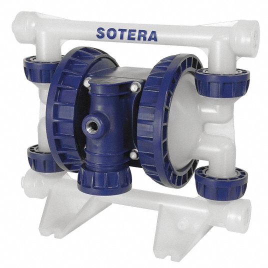 SOTERA, 1/2 in, NPT Connection, Double Diaphragm Pump - 30J164|SP100 ...