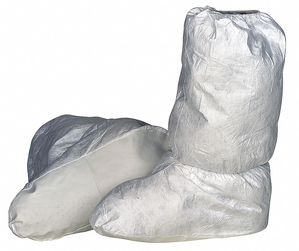 BOOT COVERS, STERILE, ISO 5 CLASS 100, WHITE, SLIP-RESISTANT SOLE, XL, 100 PK