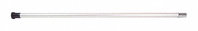 Extension Wand: Aluminum, For 1 1/2 in Hose Dia, 60 in Lg, 1 1/2 in Wd, 1 1/2 in Dp, Std