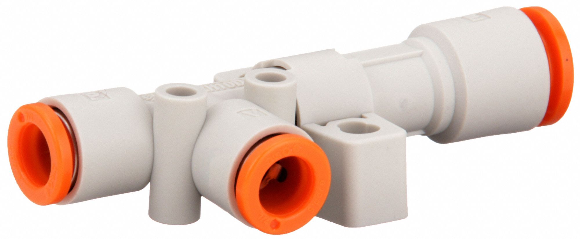 Vacuum Ejector: 24 lpm, 1/4 in Tube, 1/4 in Tube, 87 psi Max Supply Pressure, ZH10DSA-07-07-09