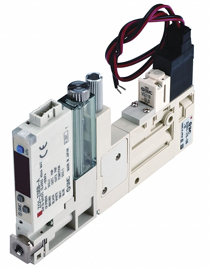 SMC Vacuum Ejector,Single Unit with M5 Pressure Port Size and 5.0 lpm