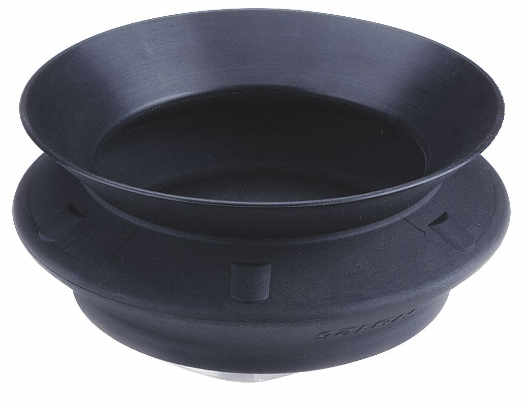 SMC 125 mm NBR Large Bellows Vacuum Pad Assembly, Black 30J722