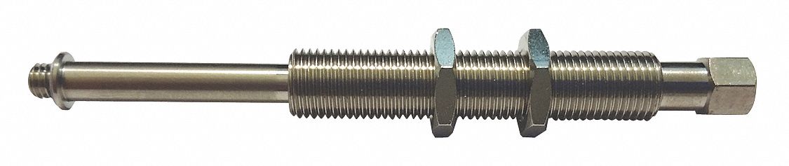 Vacuum Buffer: ZP, Rotating, M5x1.0 Male, M5x0.8 Female, 30 mm Stroke Lg, 99 mm Overall Lg