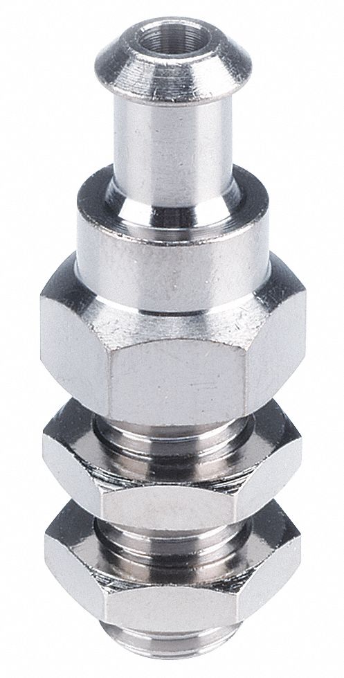 Vacuum Pad Adapter: For 40 mm to 50 mm Pad Size, 8 mm Port Size, 250°C Max Op Temp, ZPT, ZPT4-A8