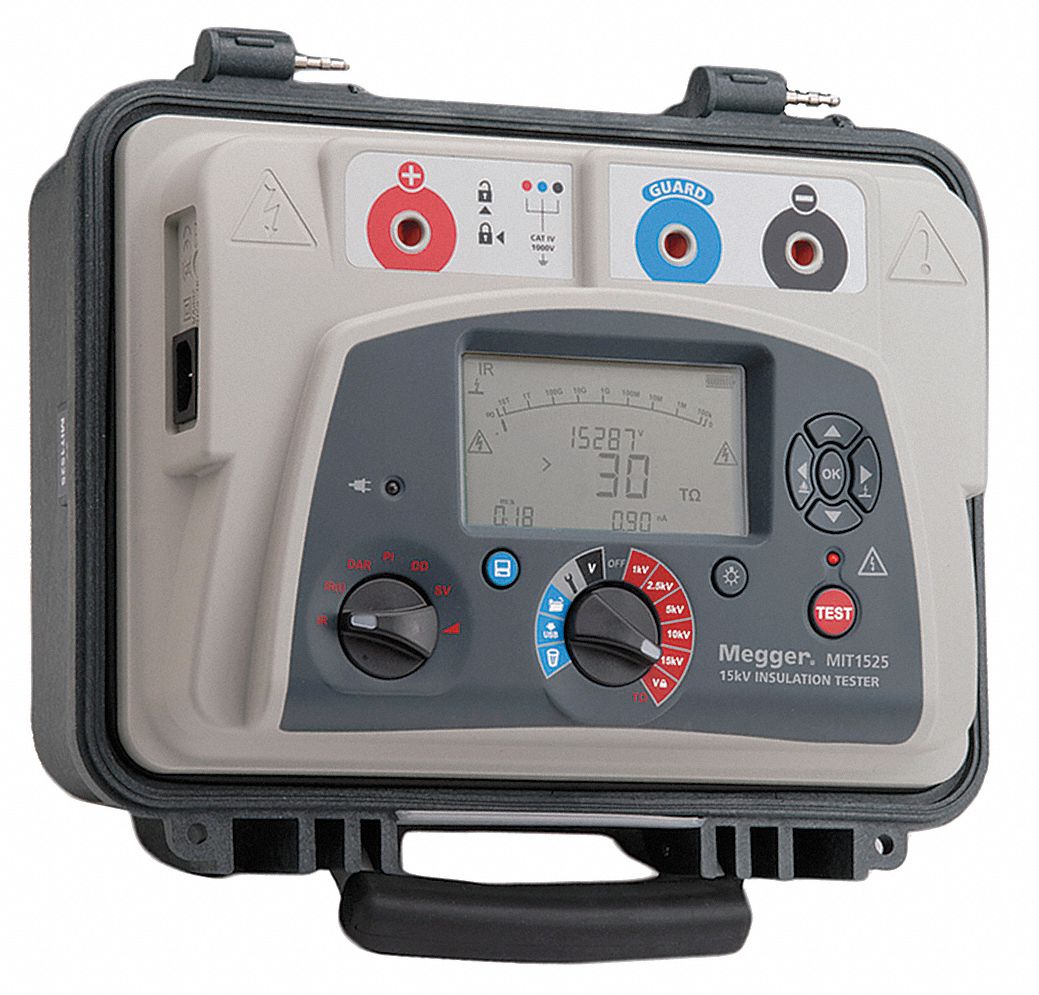INSULATION TESTER,15KV,LINE/BATTERY