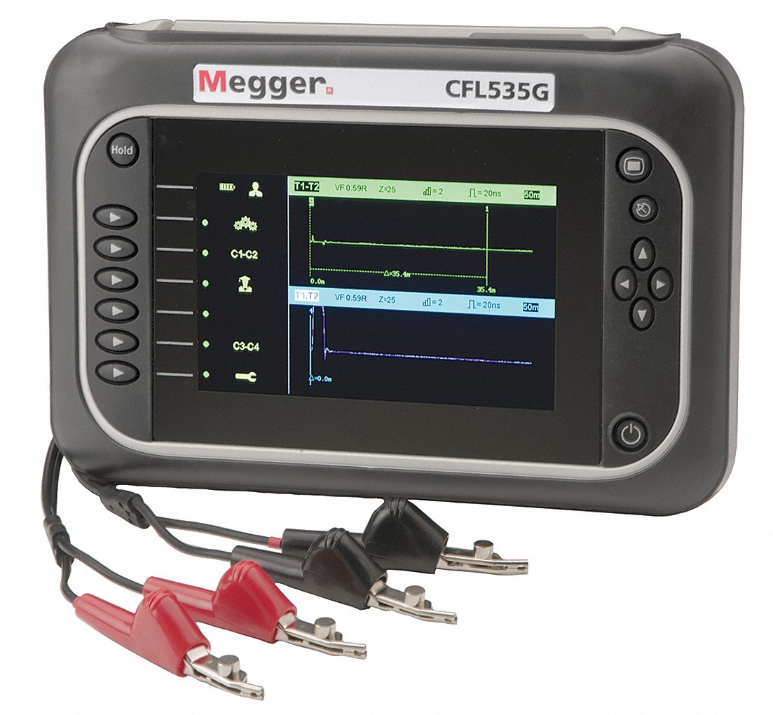 MEGGER, Dual Channel Time Domain Reflectometers, CAT III 300V/CAT IV