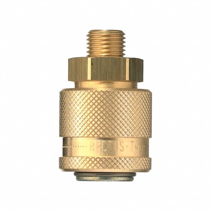 PARKER, 3/8 in Body Size, 3/8 in Hose Fitting Size, Quick Connect ...