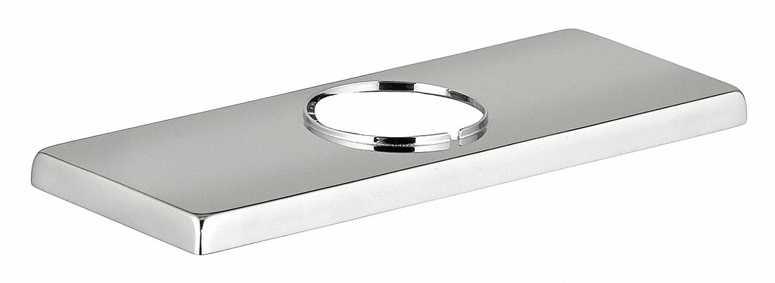 Trim and Cover Plate: For Time Square Series, Metal, Chrome Finish