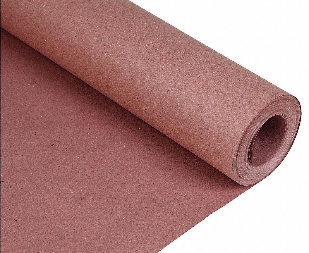 Red Rosin Paper: Extra Heavy Duty, 10 mil Thick, 200 ft Lg, 36 in Wd, Red