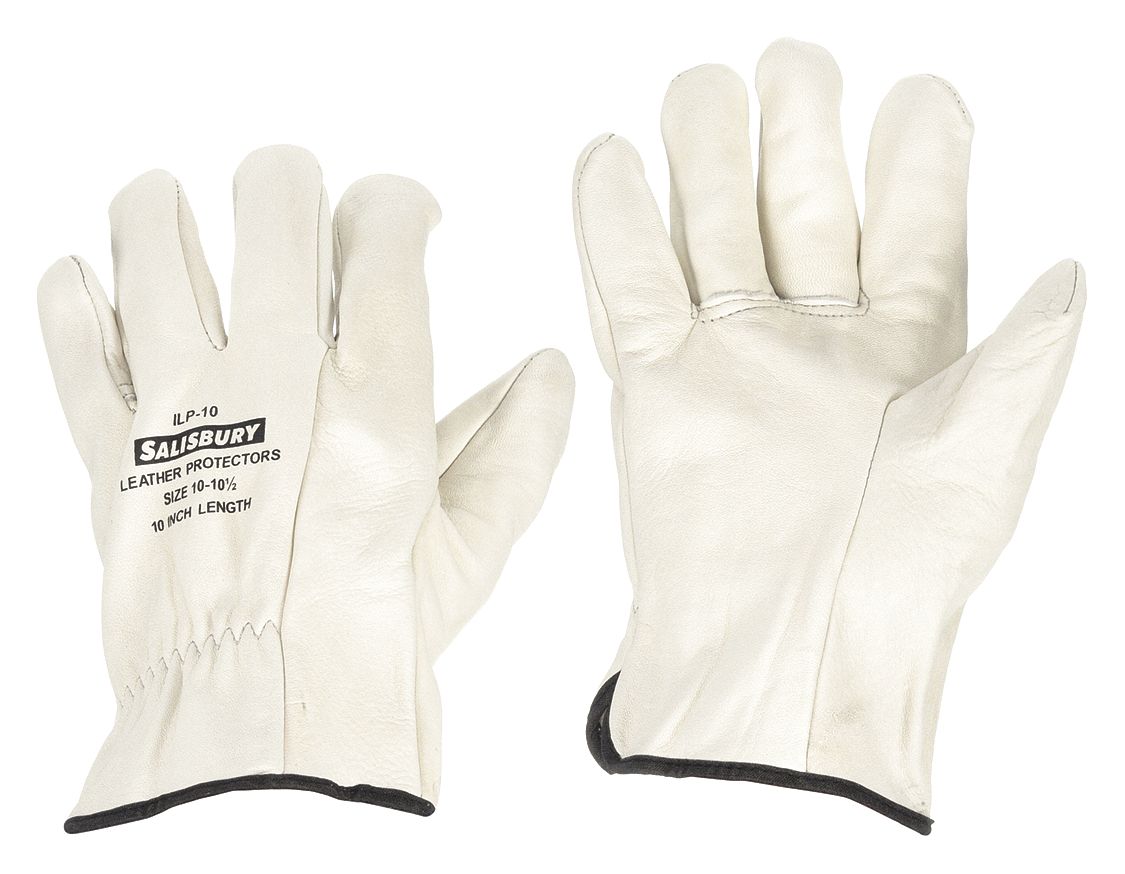 Salisbury Size 10, 14 inch Leather Glove Protectors ILP5S-10