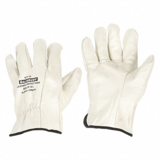 Salisbury Size 11, 14 inch Leather Glove Protectors ILP5S-11