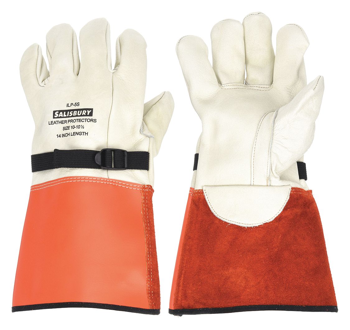 Salisbury Size 11-11.5 inch Leather Glove Protectors ILP10/11