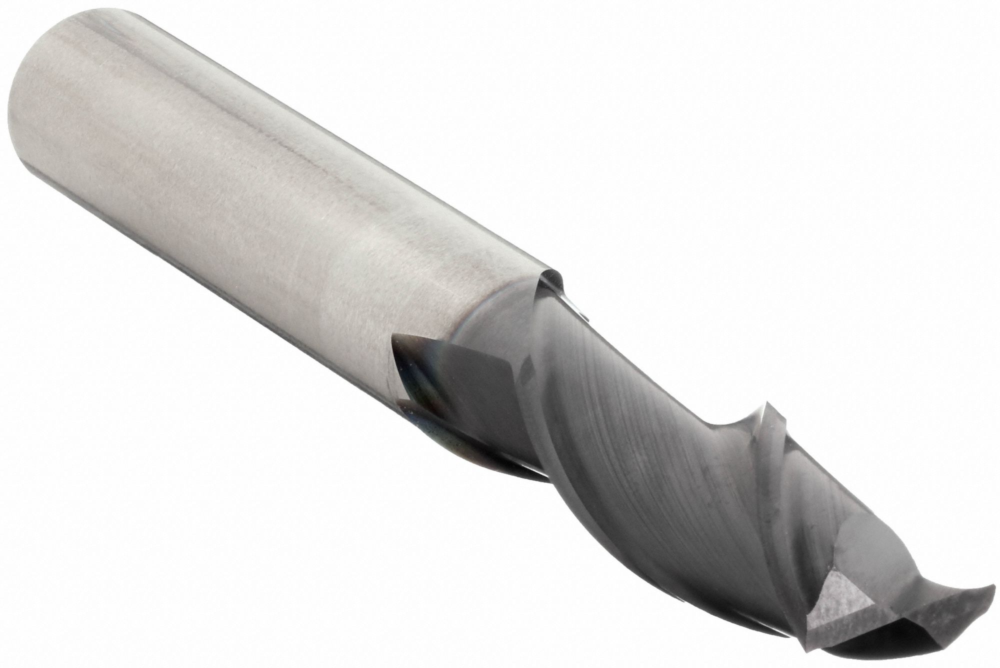 CME 3 Pcs Micrograin Carbide End Mills, Ball Nose, TiAlN Coated, 3/4