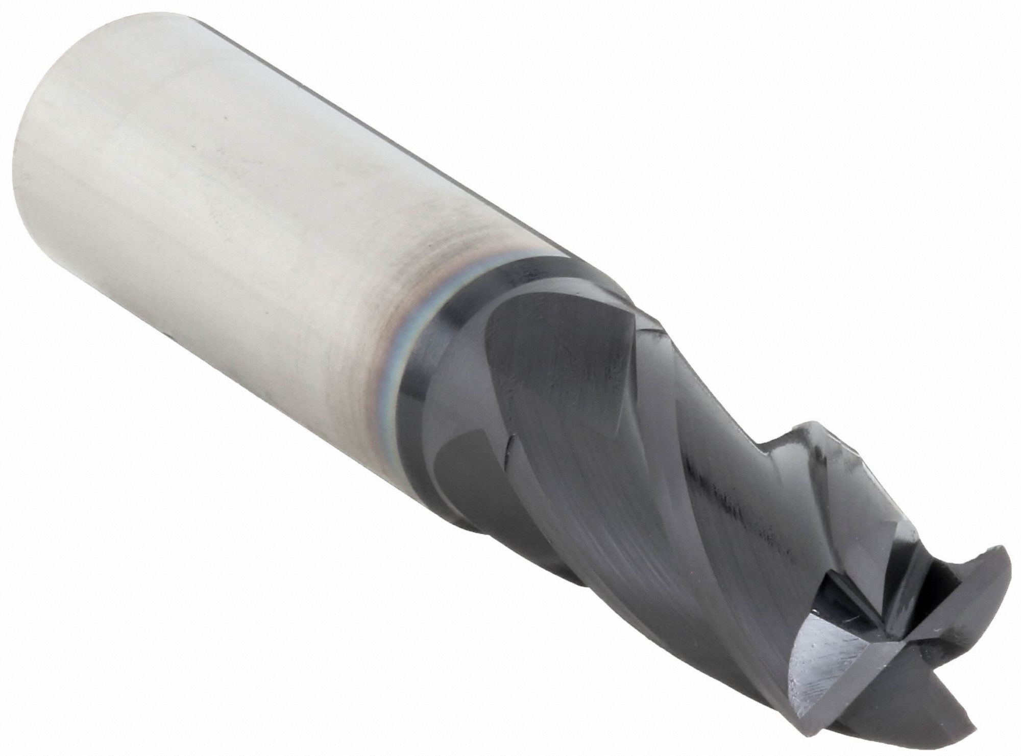 Square End Mill: Carbide, TiAlN Coated, 4 Flute, 1" Mill Dia, 1-1/2" LOC, 4" OAL