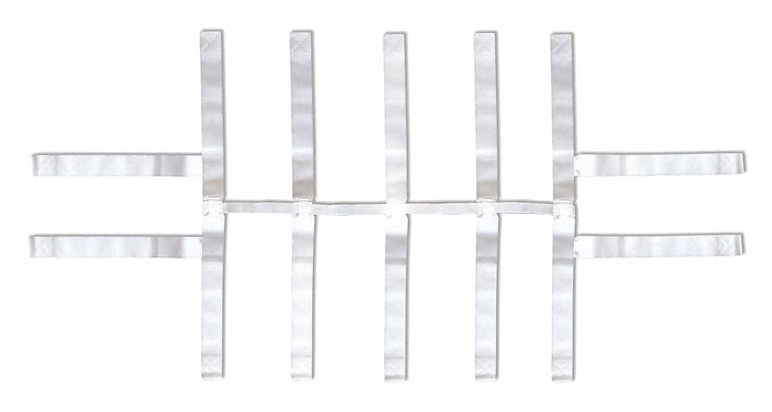 Strap System, White, 5' L